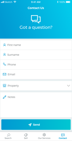 Real State Agency App | App-Design von Scott Broughton
