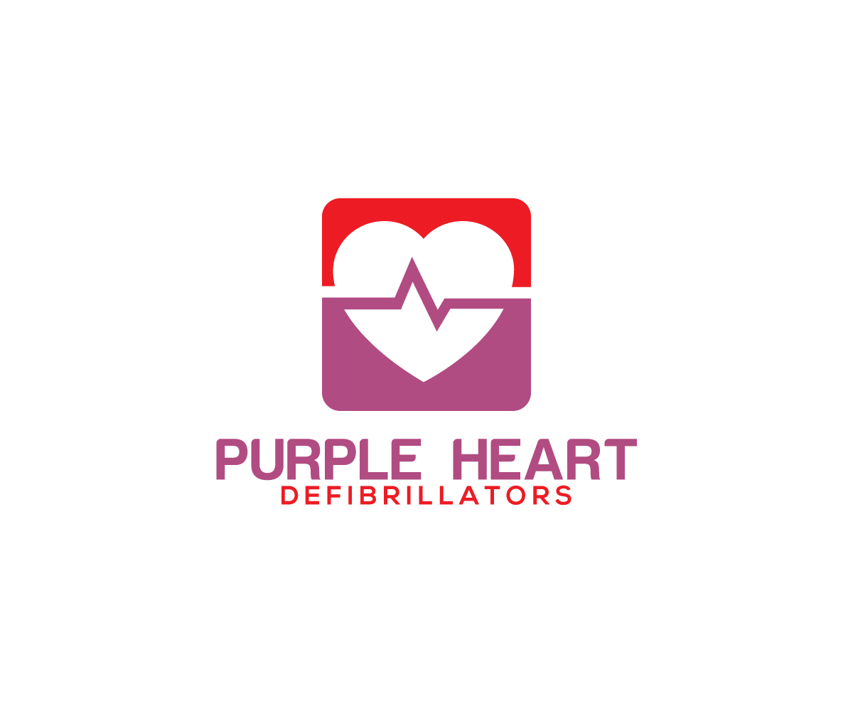 Logo Design by dianagargaritza for Purple Heart Defibrillators | Design #18919289