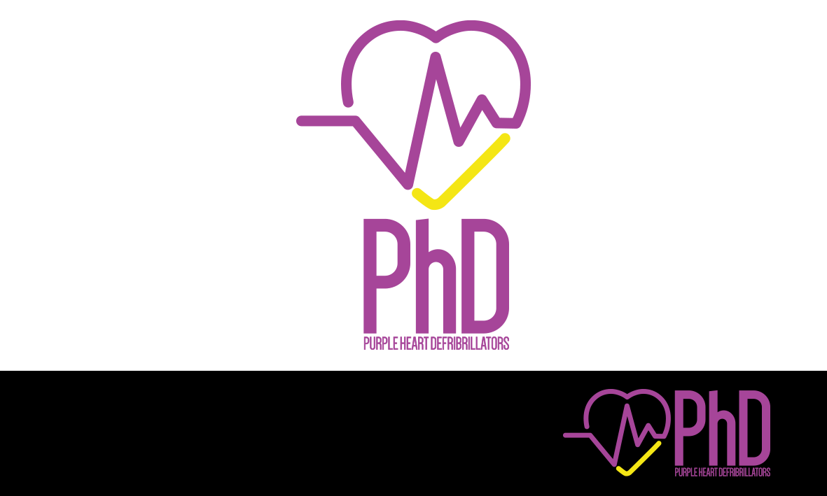 Logo Design by trufya for Purple Heart Defibrillators | Design #18954596