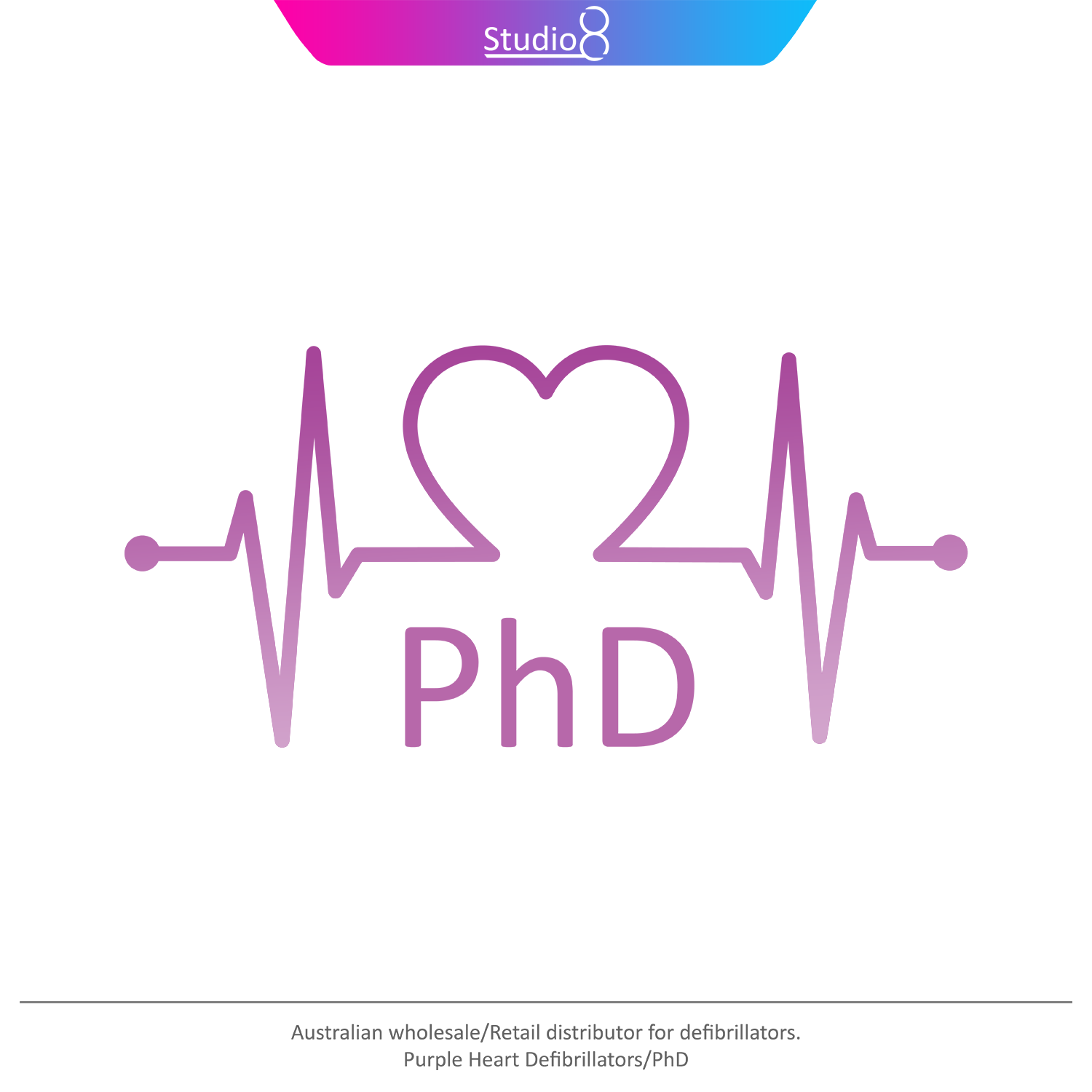 Logo Design by Domina_Designworks for Purple Heart Defibrillators | Design #18896760