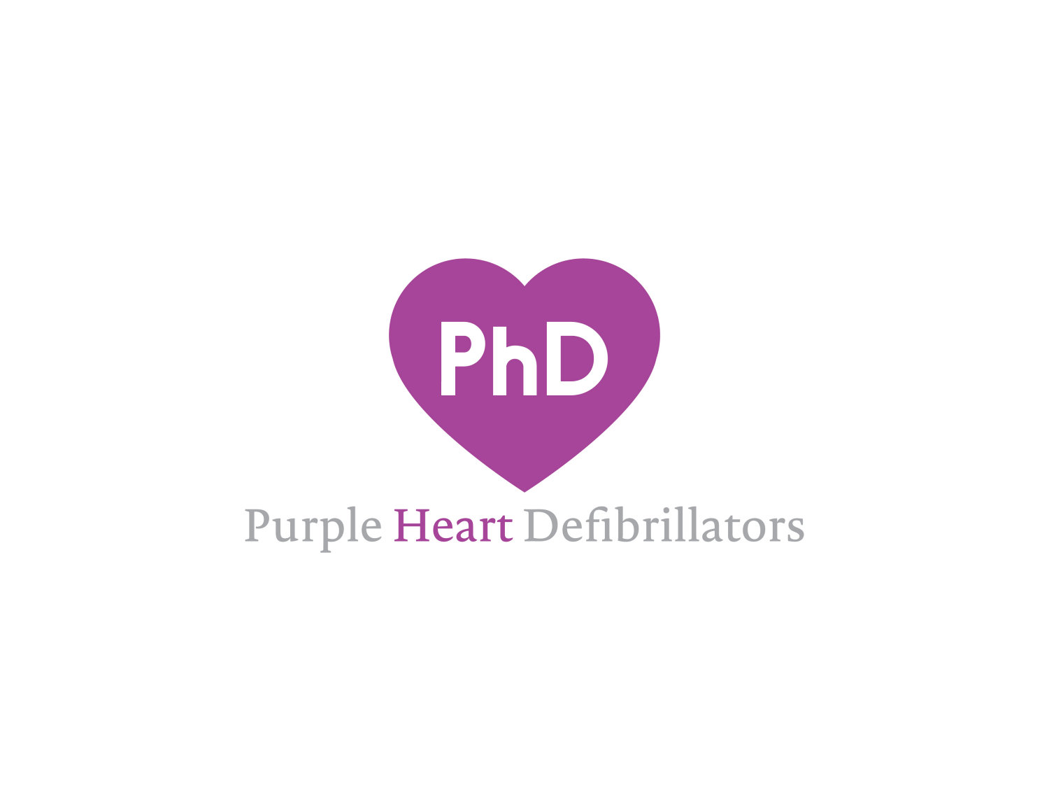 Logo Design by Eric 15 for Purple Heart Defibrillators | Design #18883859