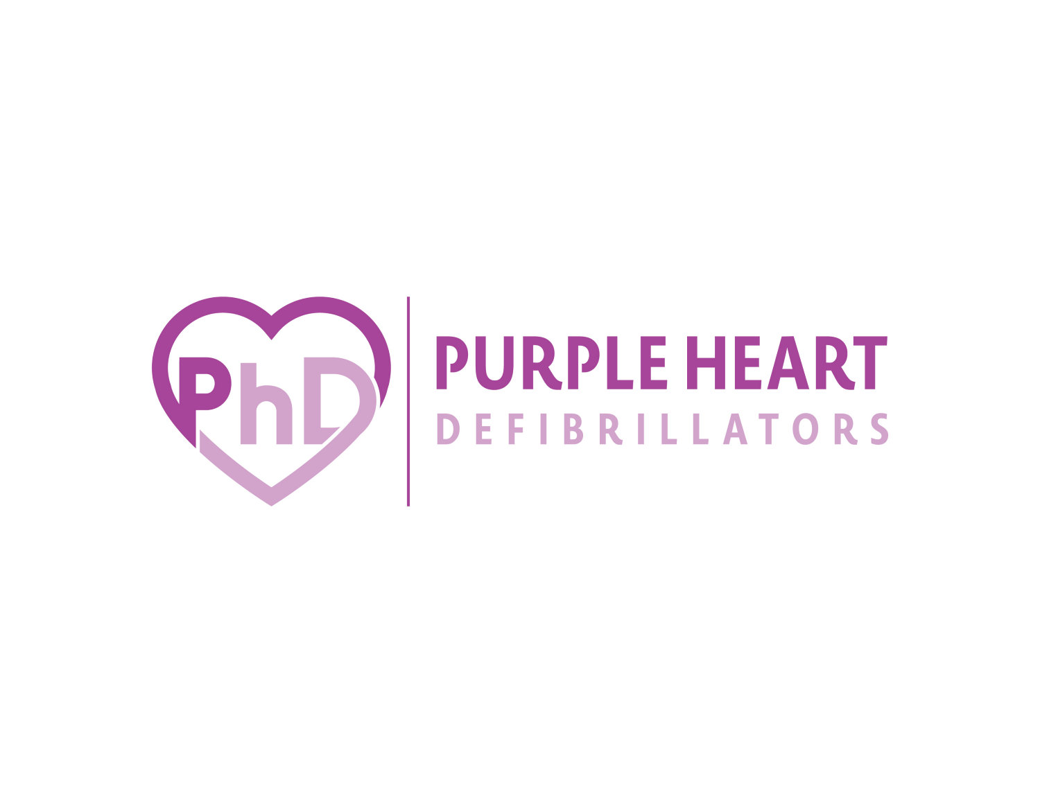 Logo Design by Eric 15 for Purple Heart Defibrillators | Design #18883997