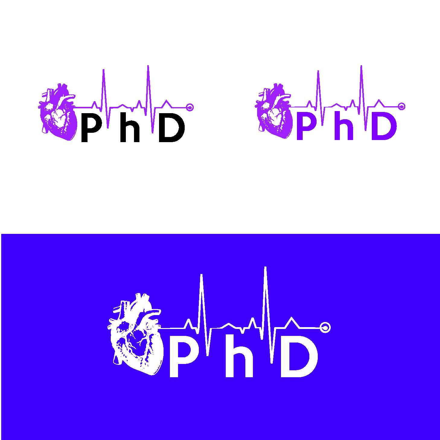 Logo Design by art  X for Purple Heart Defibrillators | Design #18941091