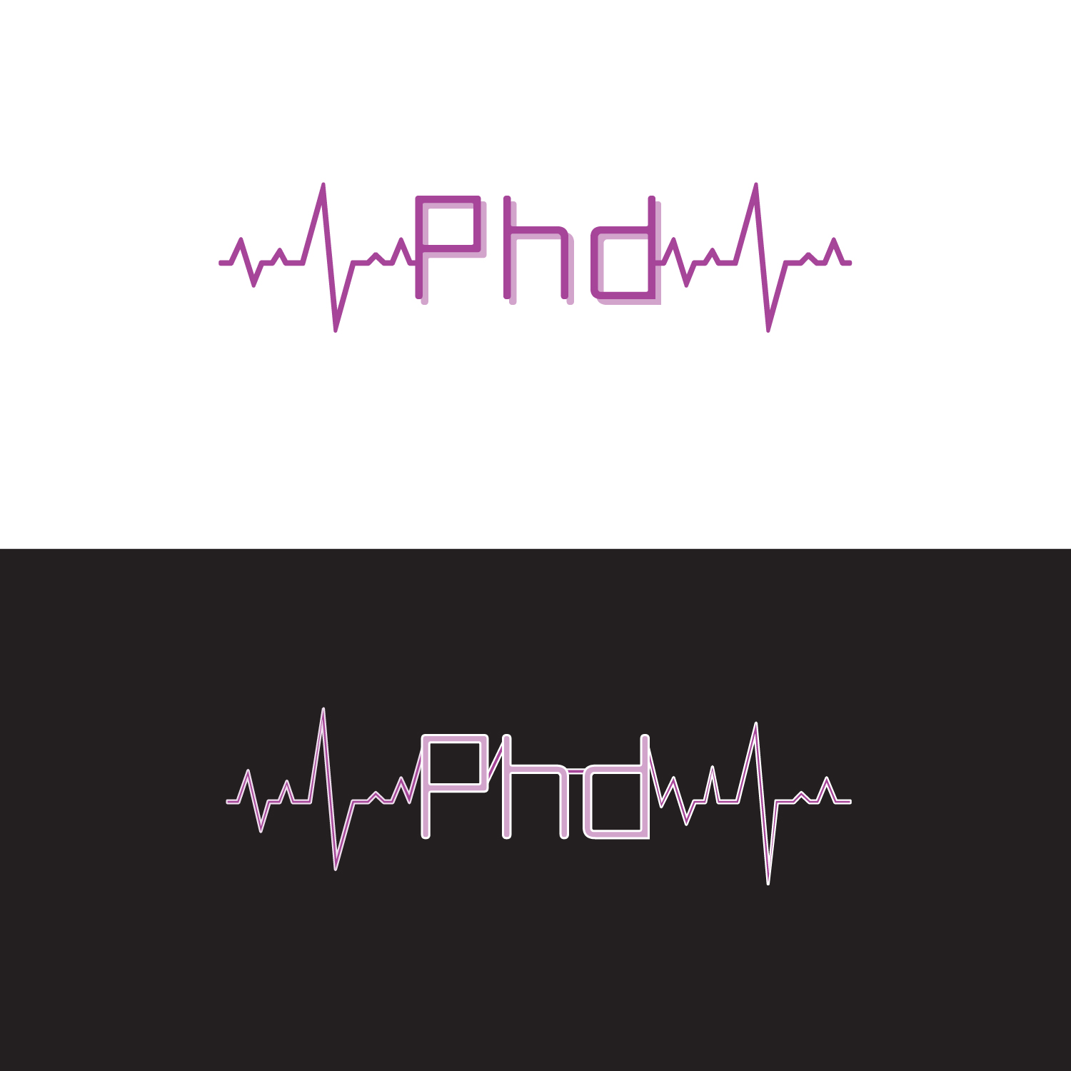 Logo Design by Designer Richa for Purple Heart Defibrillators | Design #18937177