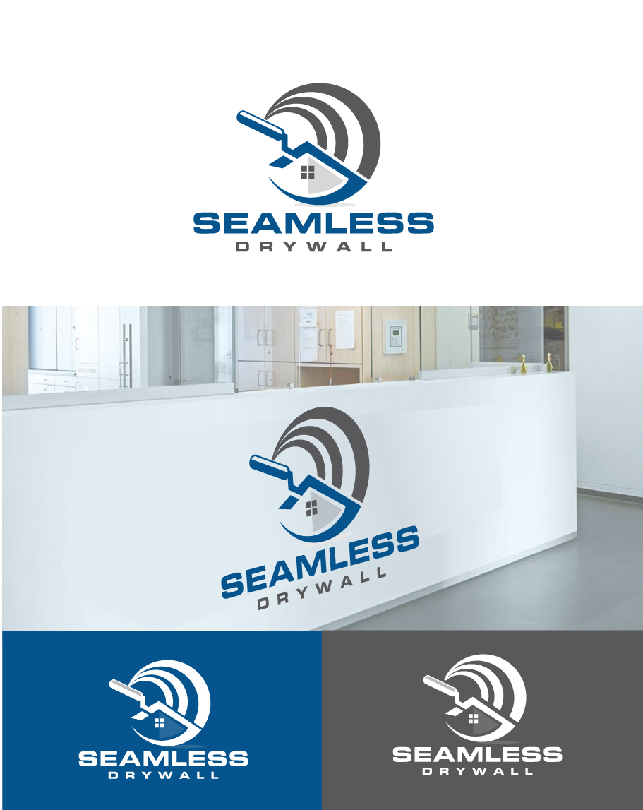 Logo Design by creative.bugs for Seamless Drywall | Design #18872078