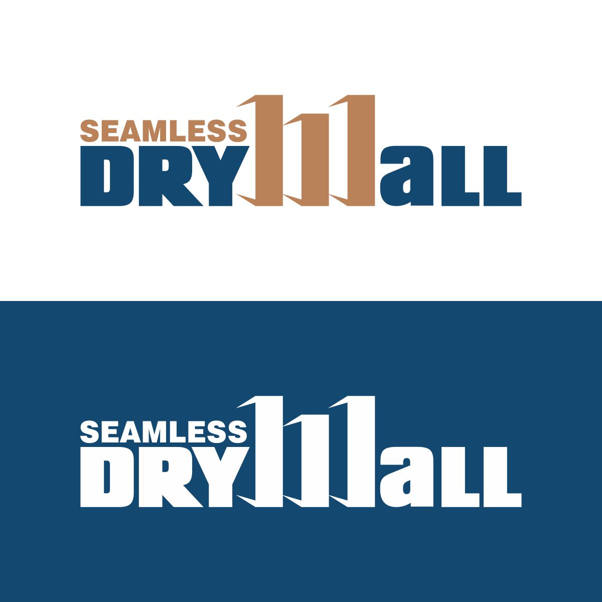 Logo Design by Kreative Fingers for Seamless Drywall | Design #18853814