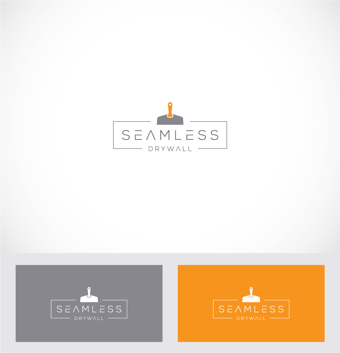 Logo Design by Muhammad Imran 3 for Seamless Drywall | Design #18813801