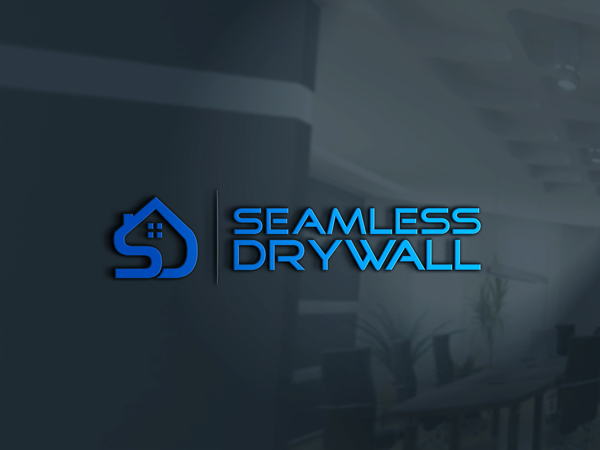 Logo Design by Mim0 for Seamless Drywall | Design #18813928