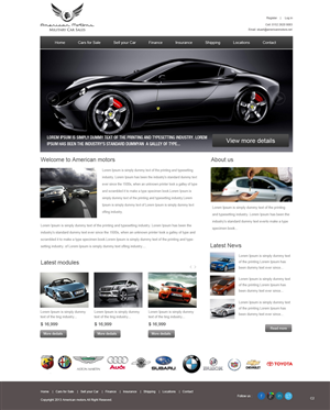 Web Design by pb for this project | Design: #2833343
