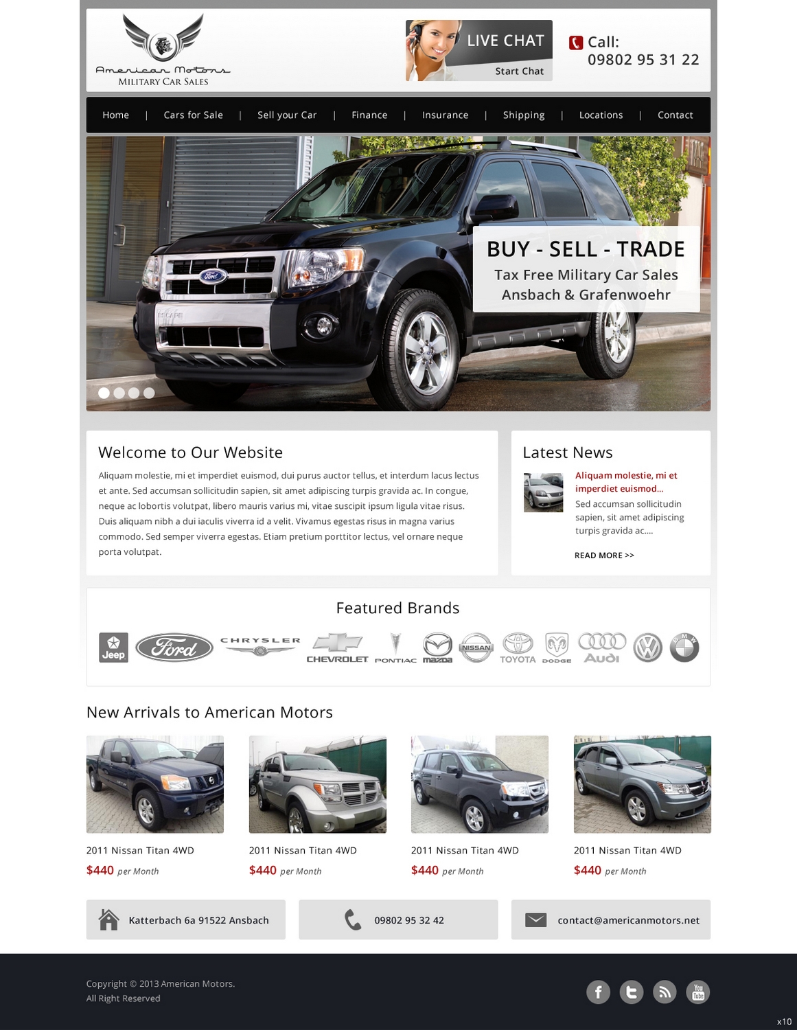 Web Design by pb for this project | Design #2842818