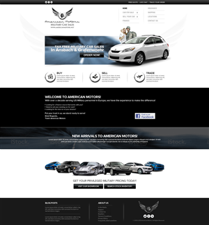 American Motors - Car Sales aimed at the US Military market stationed outside of the USA | Web Design by TechWise