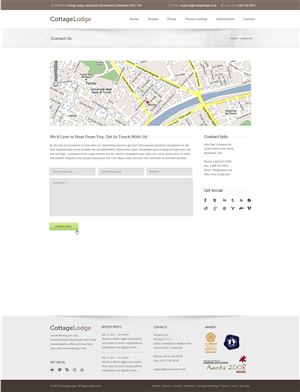 Bed & Breakfast Wordpress Theme - Design Only | WordPress-Design von Emmanuel