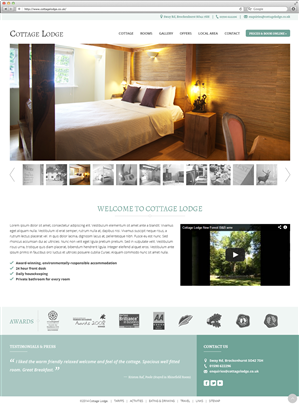 Bed & Breakfast Wordpress Theme - Design Only | WordPress-Design von MIND