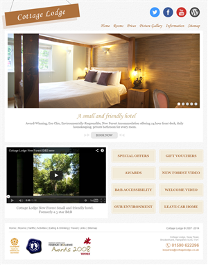 Bed & Breakfast Wordpress Theme - Design Only | WordPress-Design von jeckx2