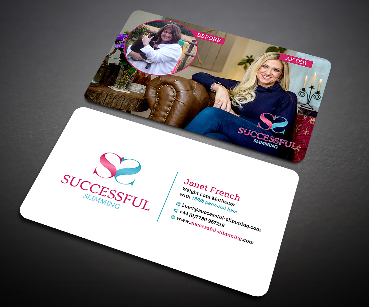 Business Card Design by Designers Hub for Successful Slimming | Design #18767554