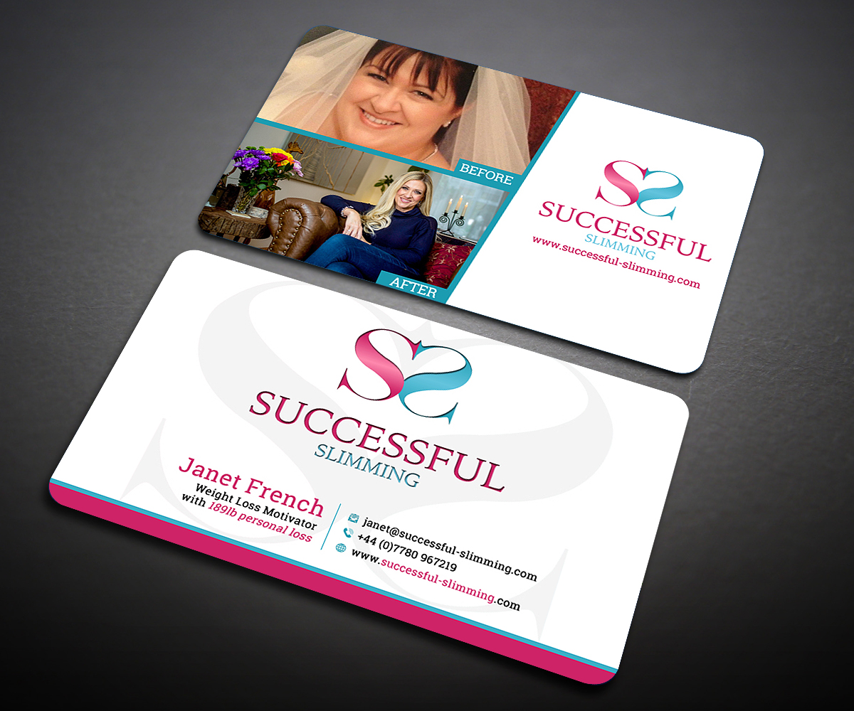 Business Card Design by Designers Hub for Successful Slimming | Design #18771310