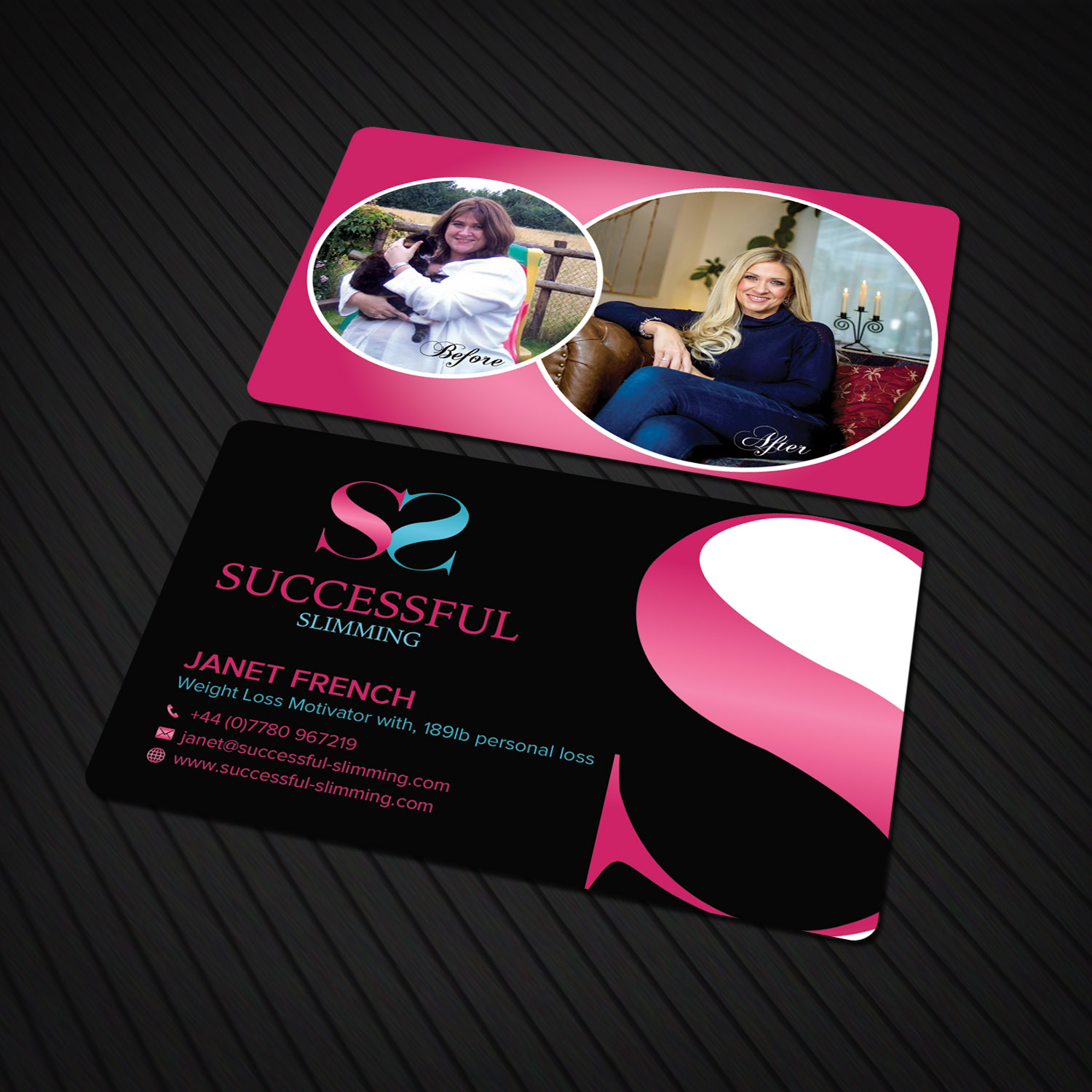 Business Card Design by Sandaruwan for Successful Slimming | Design #18771307