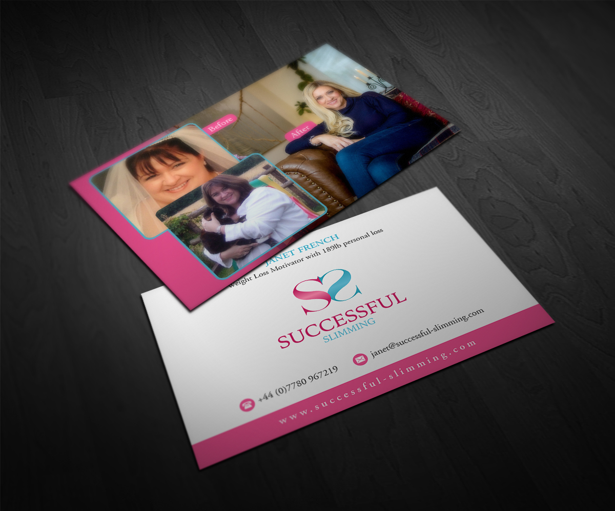 Business Card Design by Pointless Pixels India for Successful Slimming | Design #18769464