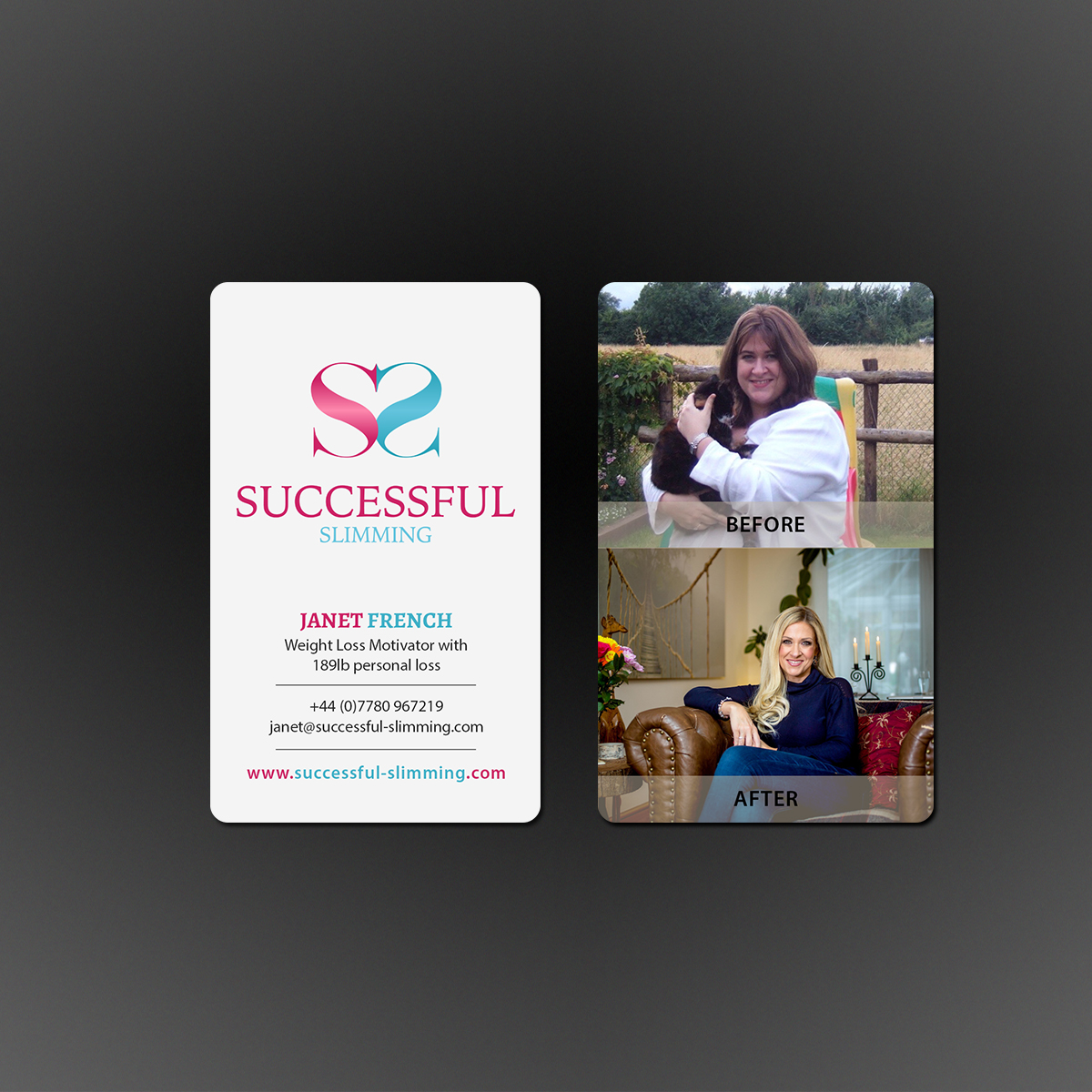 Business Card Design by Creations Box 2015 for Successful Slimming | Design #18814535