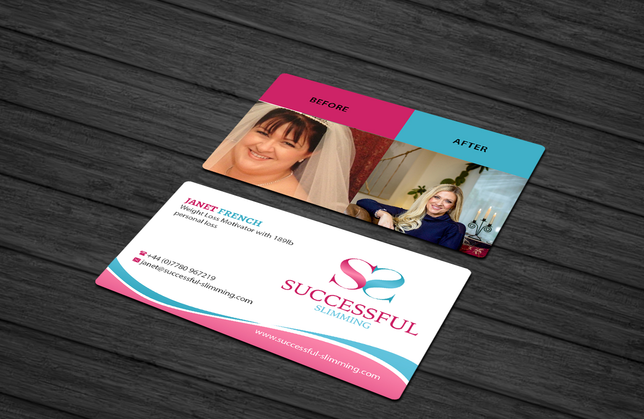 Business Card Design by Creations Box 2015 for Successful Slimming | Design #18814536