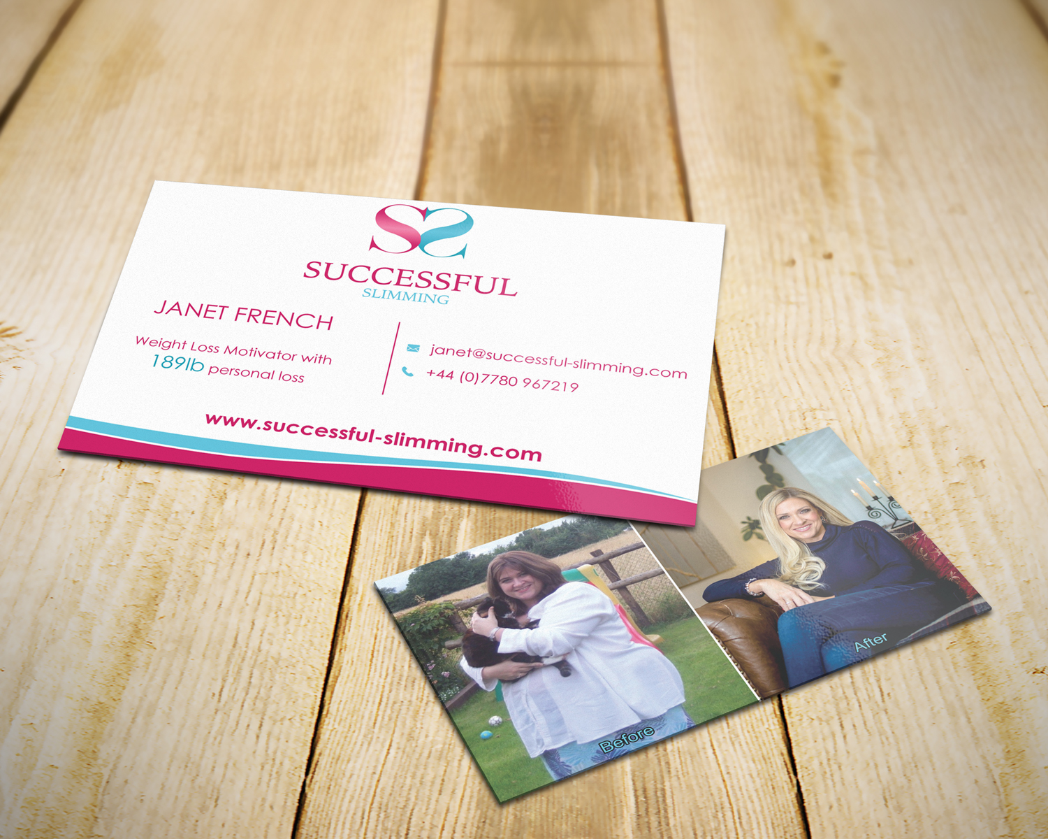 Business Card Design by viken for Successful Slimming | Design #18777351