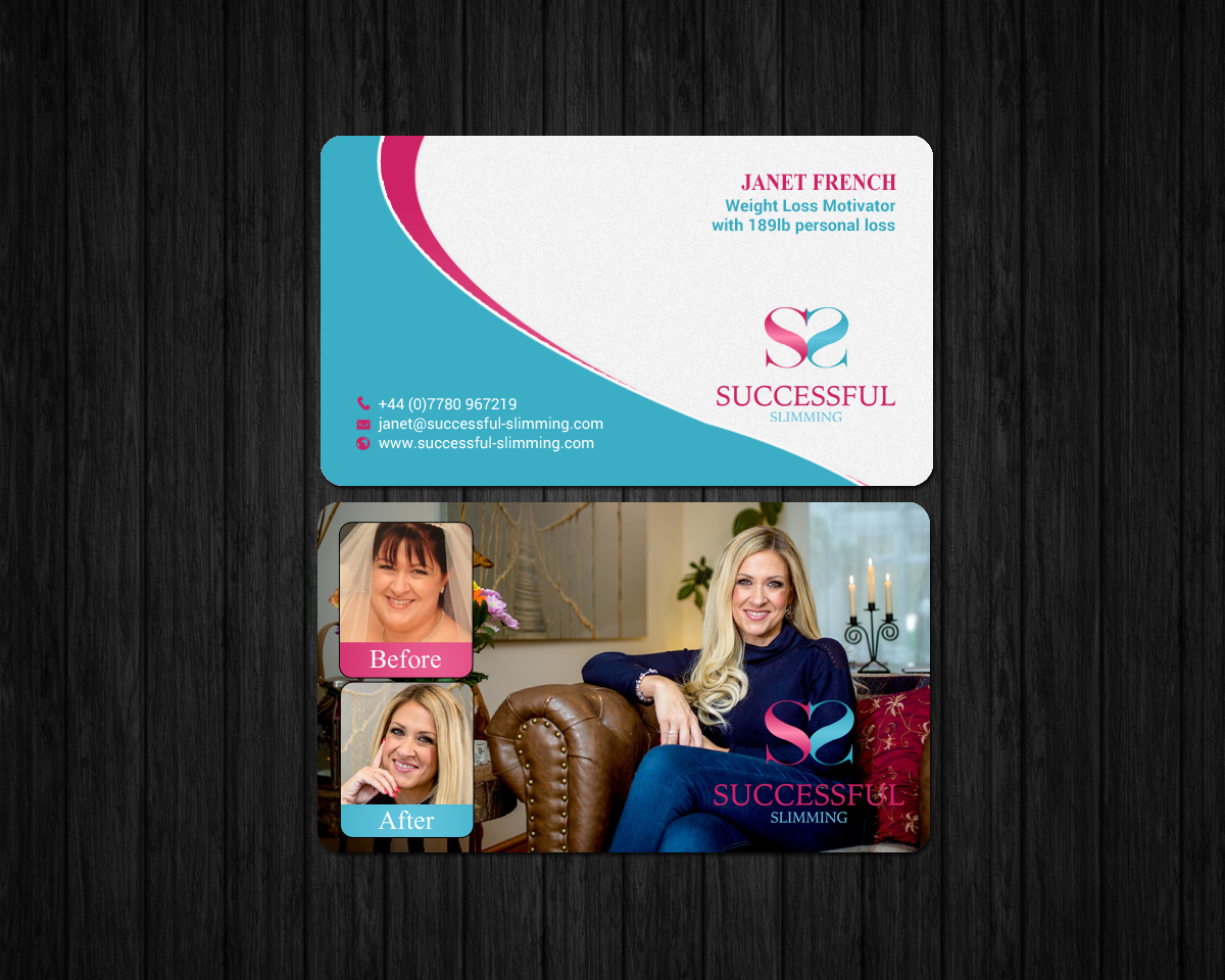 Business Card Design by chandrayaan.creative for Successful Slimming | Design #18774314