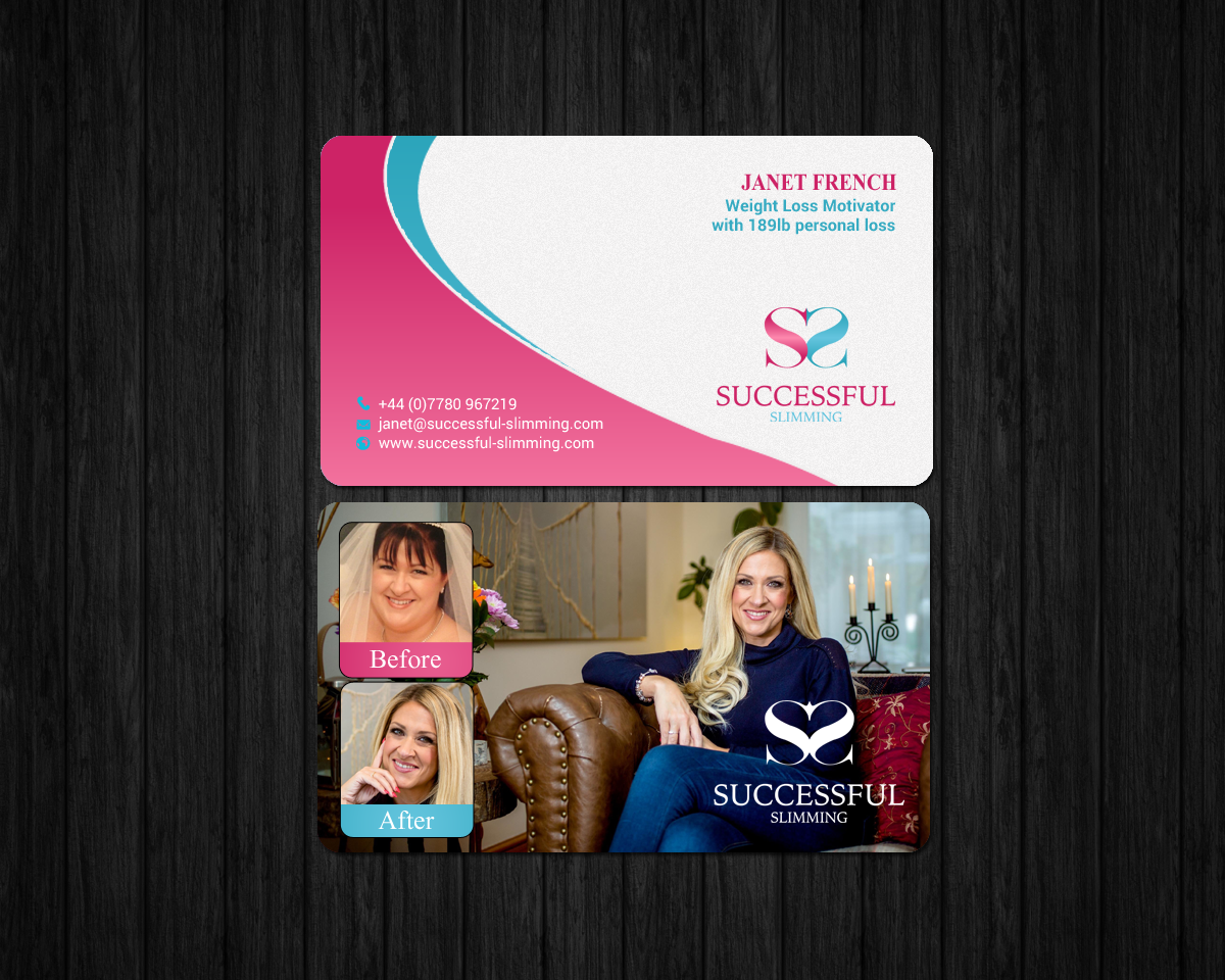 Business Card Design by chandrayaan.creative for Successful Slimming | Design #18774315