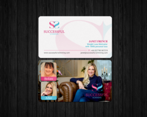 Design de Carte de Visite par chandrayaan.creative pour Successful Slimming | Design : #18778451
