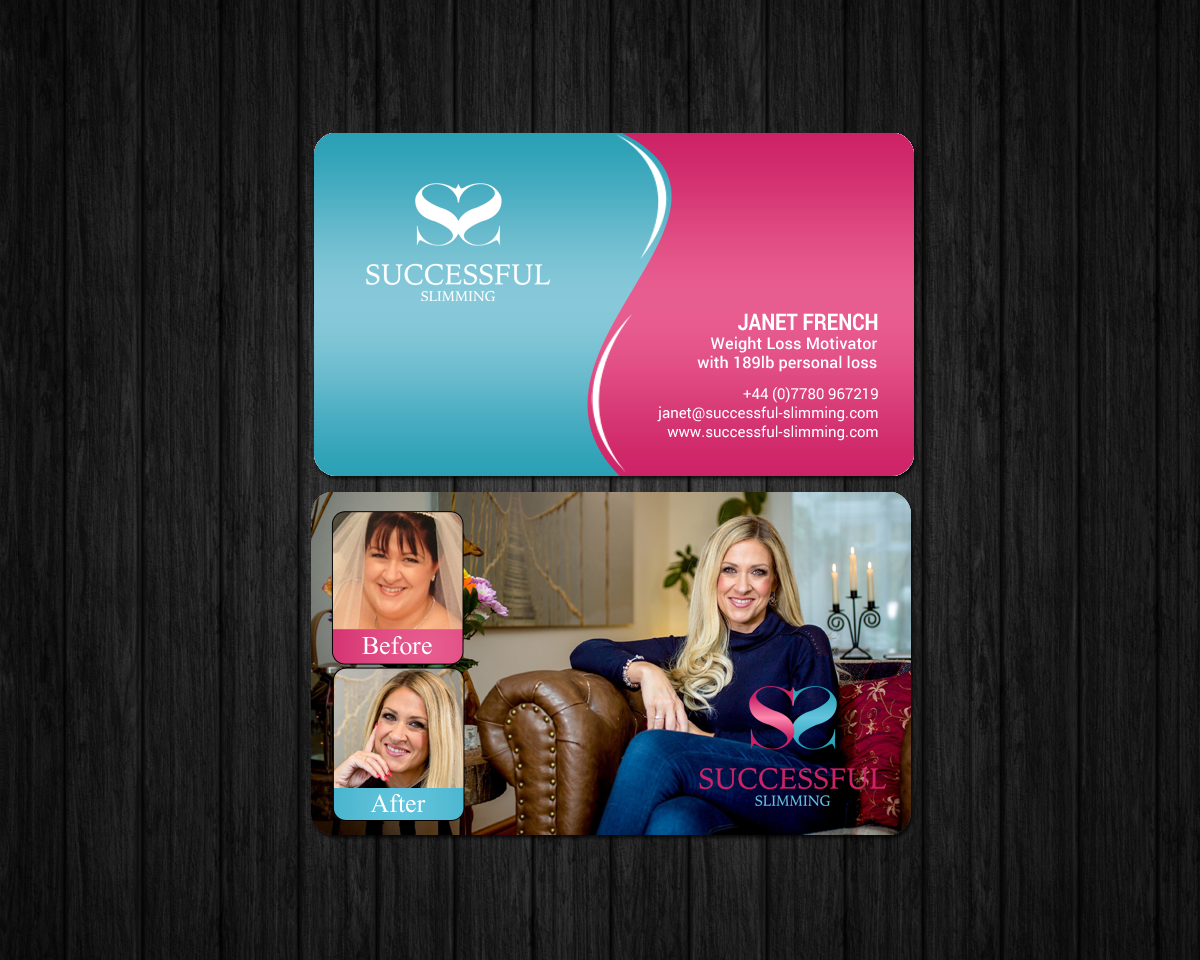 Business Card Design by chandrayaan.creative for Successful Slimming | Design #18778453