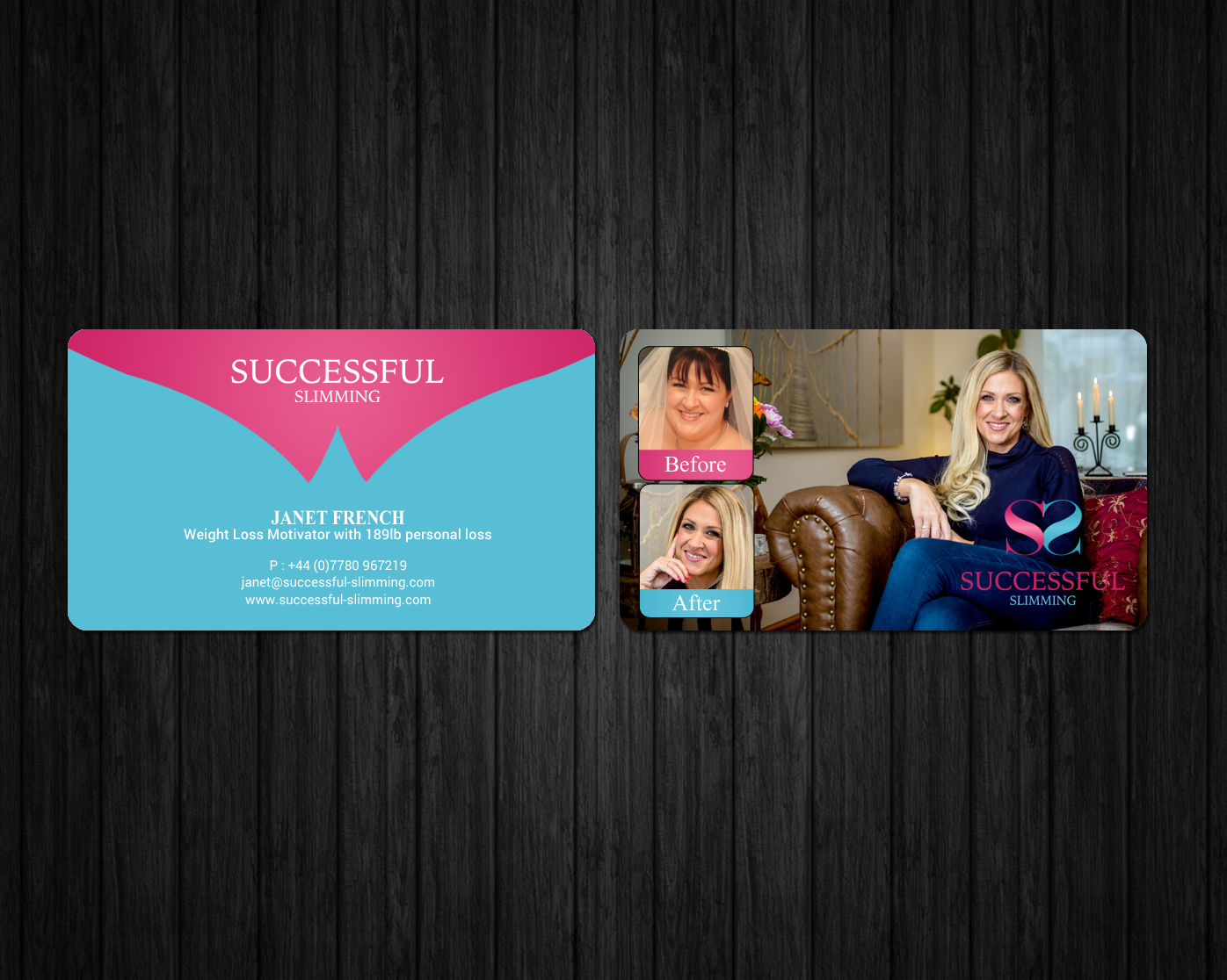 Business Card Design by chandrayaan.creative for Successful Slimming | Design #18778455