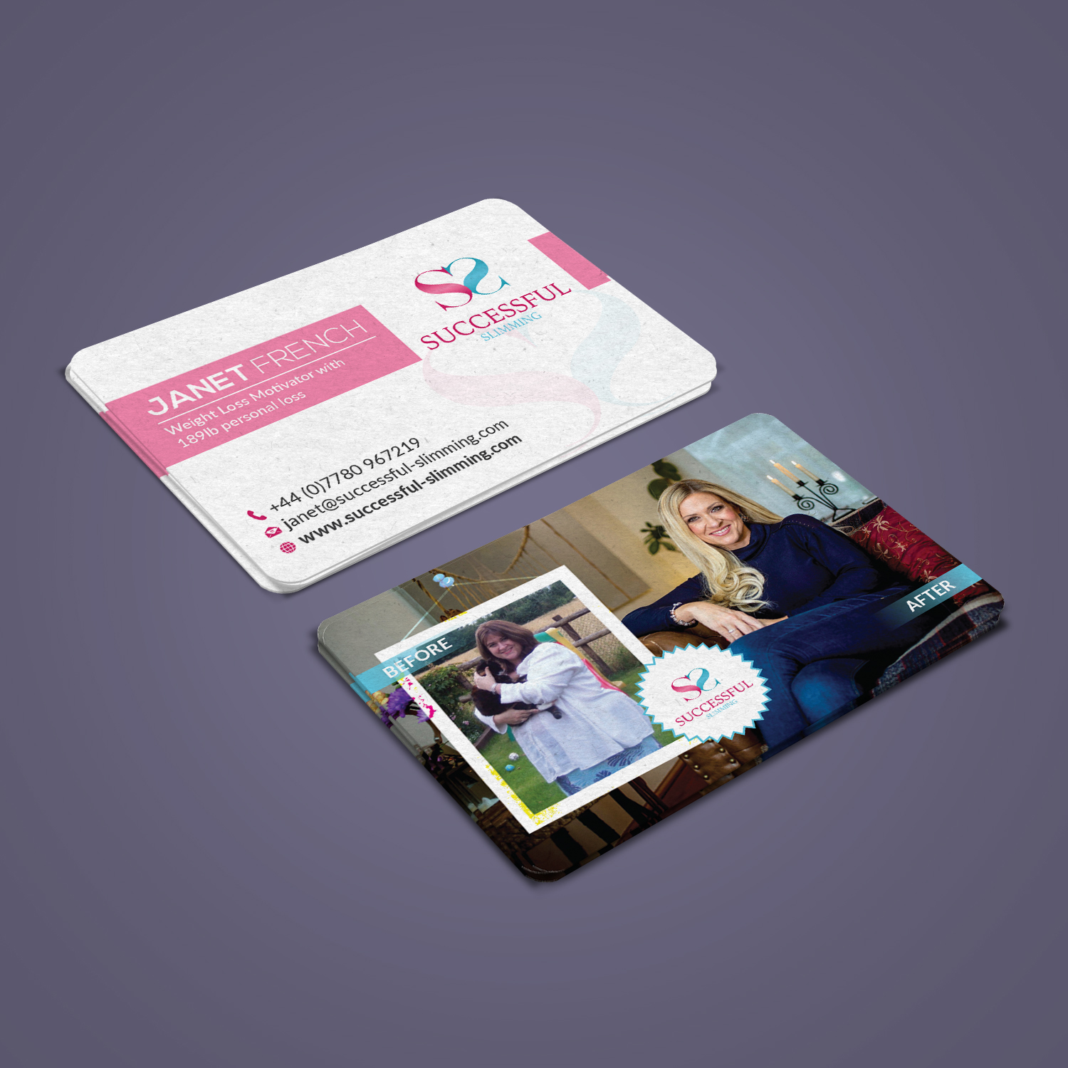 Visitenkarten-Design von Graphics Desk für Successful Slimming | Design #18846679