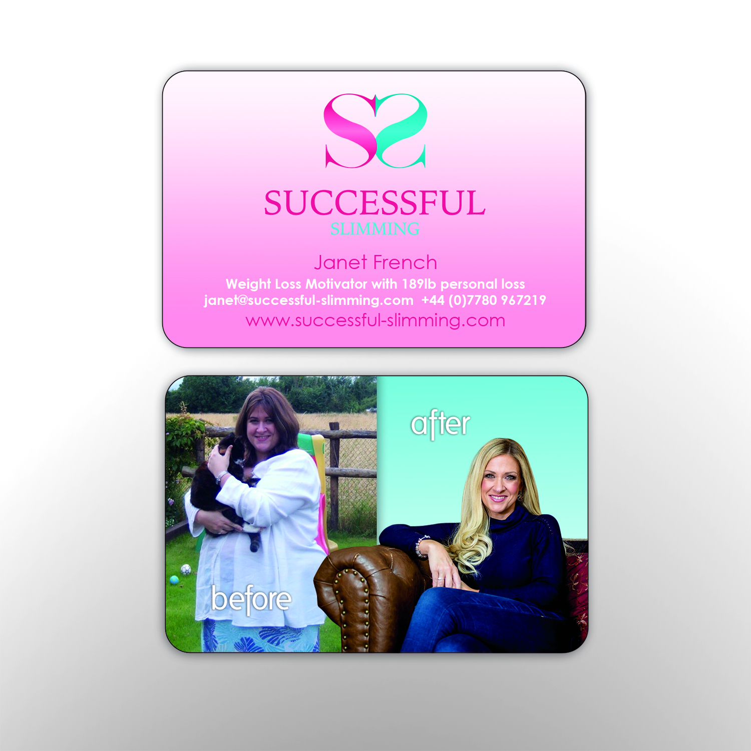 Business Card Design by svv2gis for Successful Slimming | Design #18779355