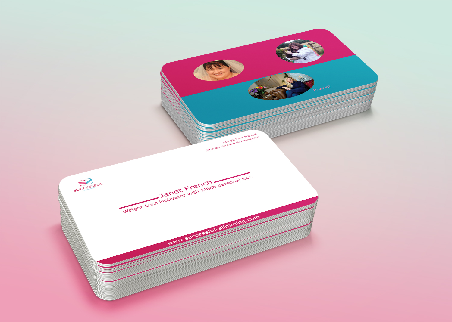 Business Card Design by Hossain M. Rezwan for Successful Slimming | Design #18833603