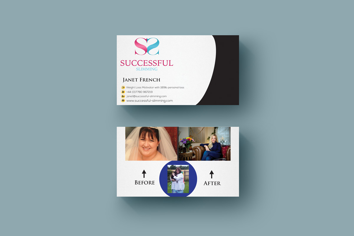 Business Card Design by Kalla for Successful Slimming | Design #18822170