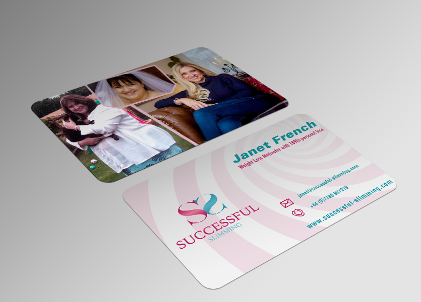 Business Card Design by Shaza Albero for Successful Slimming | Design #18789750