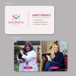 Design de Carte de Visite par Pd Work pour Successful Slimming | Design #18857515