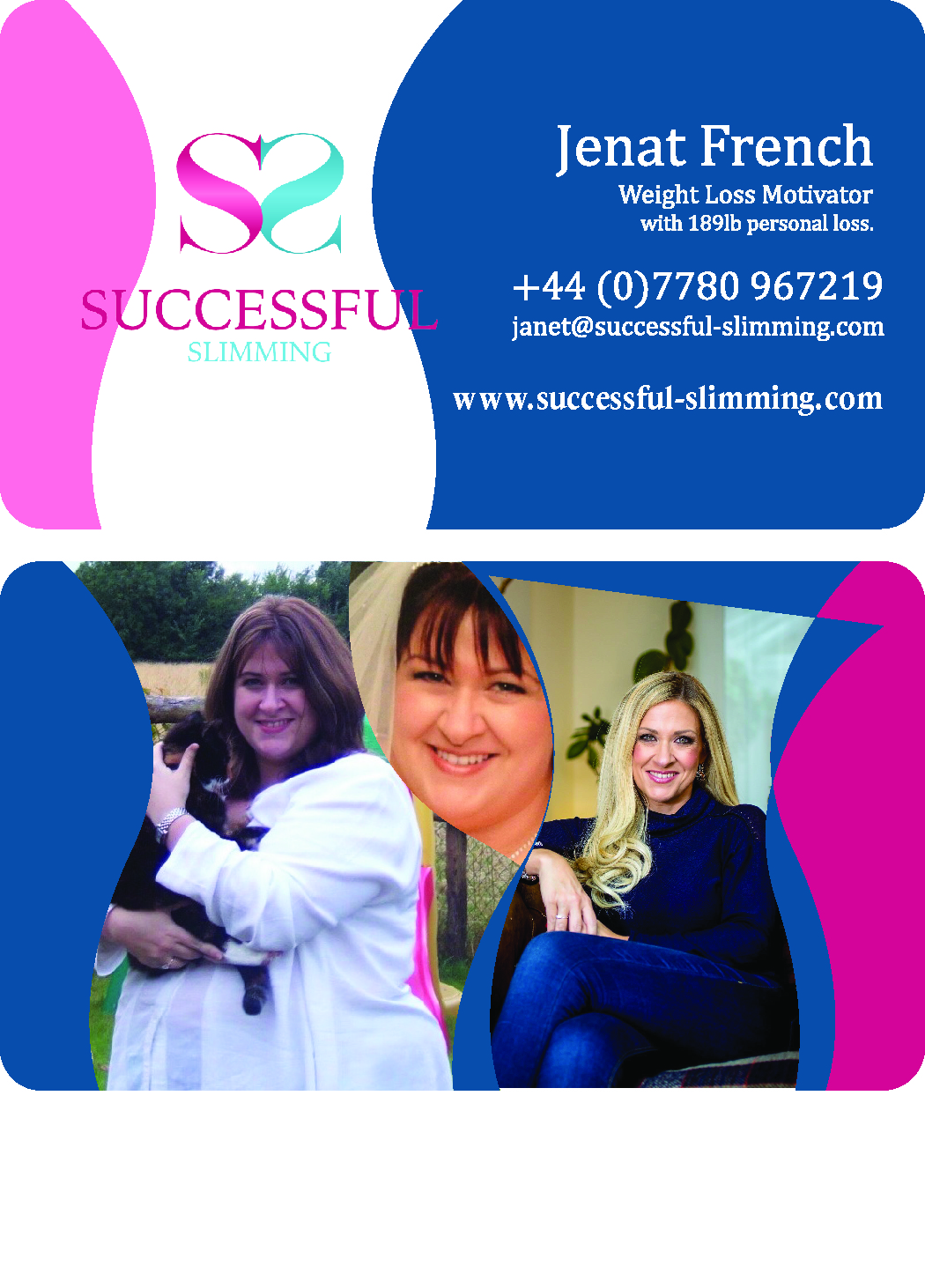 Business Card Design by art  X for Successful Slimming | Design #18773767
