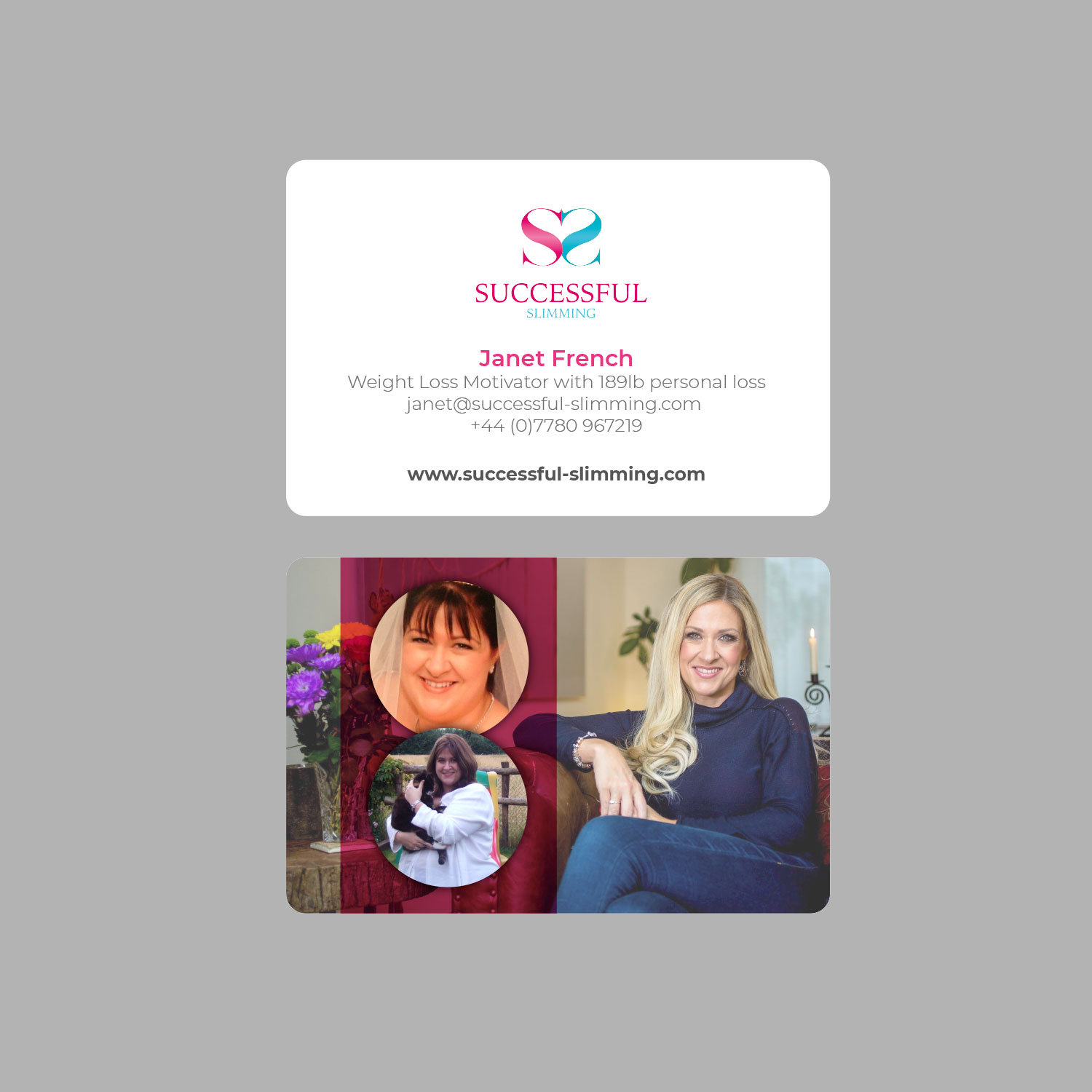 Business Card Design by Ari Vernon for Successful Slimming | Design #18858732