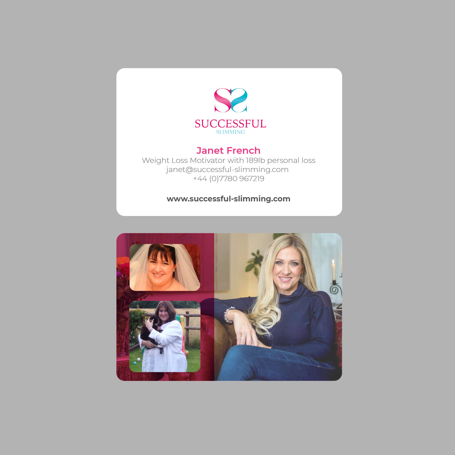 Business Card Design by Ari Vernon for Successful Slimming | Design #18858766