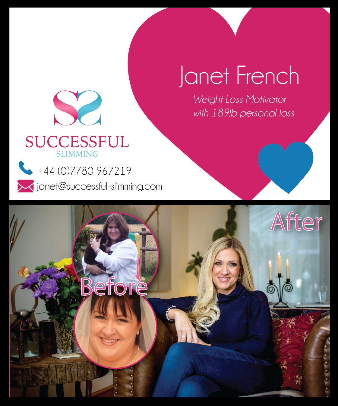 Business Card Design by Sy3ra for Successful Slimming | Design #18859725