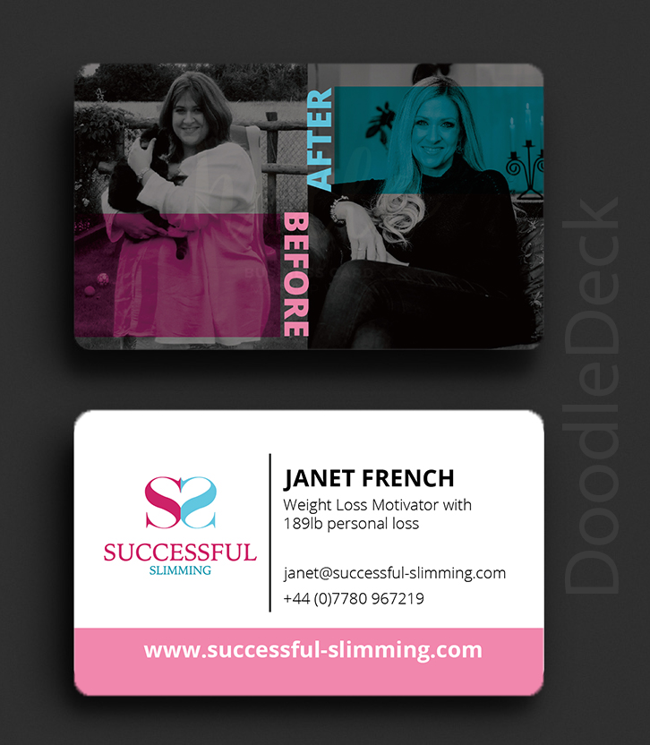 Business Card Design by DoodleDeck for Successful Slimming | Design #18855814