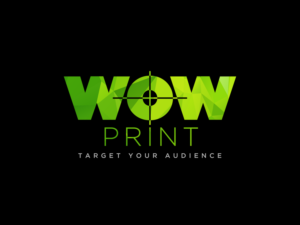 WOW Print - Target your audience.  | Logo Design by Creative1one