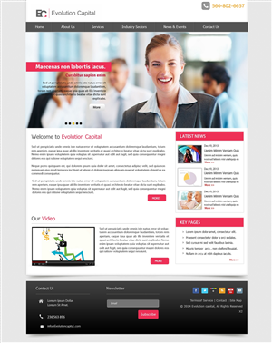 Web Design by pb for this project | Design: #2842897