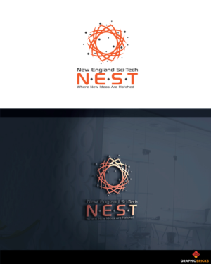 New England Sci-Tech - Where New Ideas Are Hatched | Logo Design by Graphic Bricks