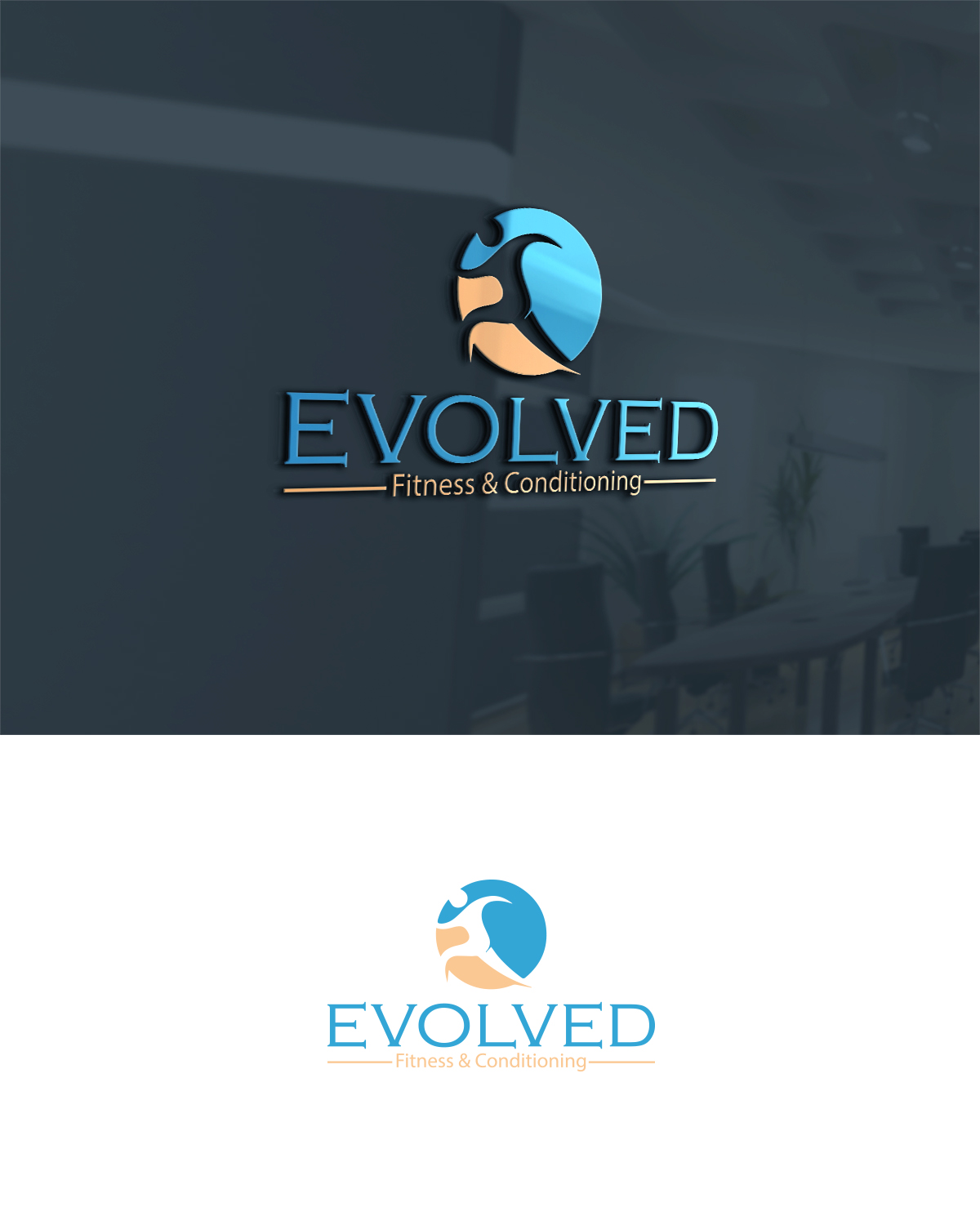 Logo Design by MagnuS Gill for Evolved Fitness and Conditioning  | Design: #18734021