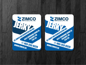 Zimco Instrumentation Inc. Beef Jerky Label | Diseño Gráfico por Atvento Graphics