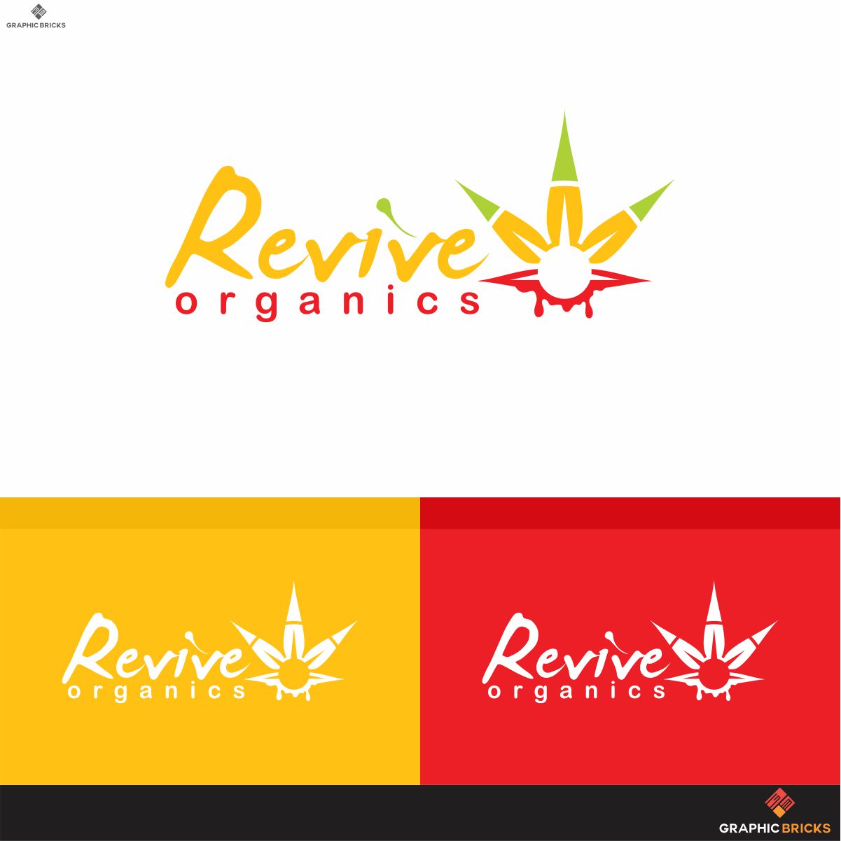 Logo Design by Graphic Bricks for Revive Organics | Design #18732081