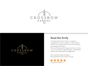Crossbow Capital | Logo Design by Atvento Graphics