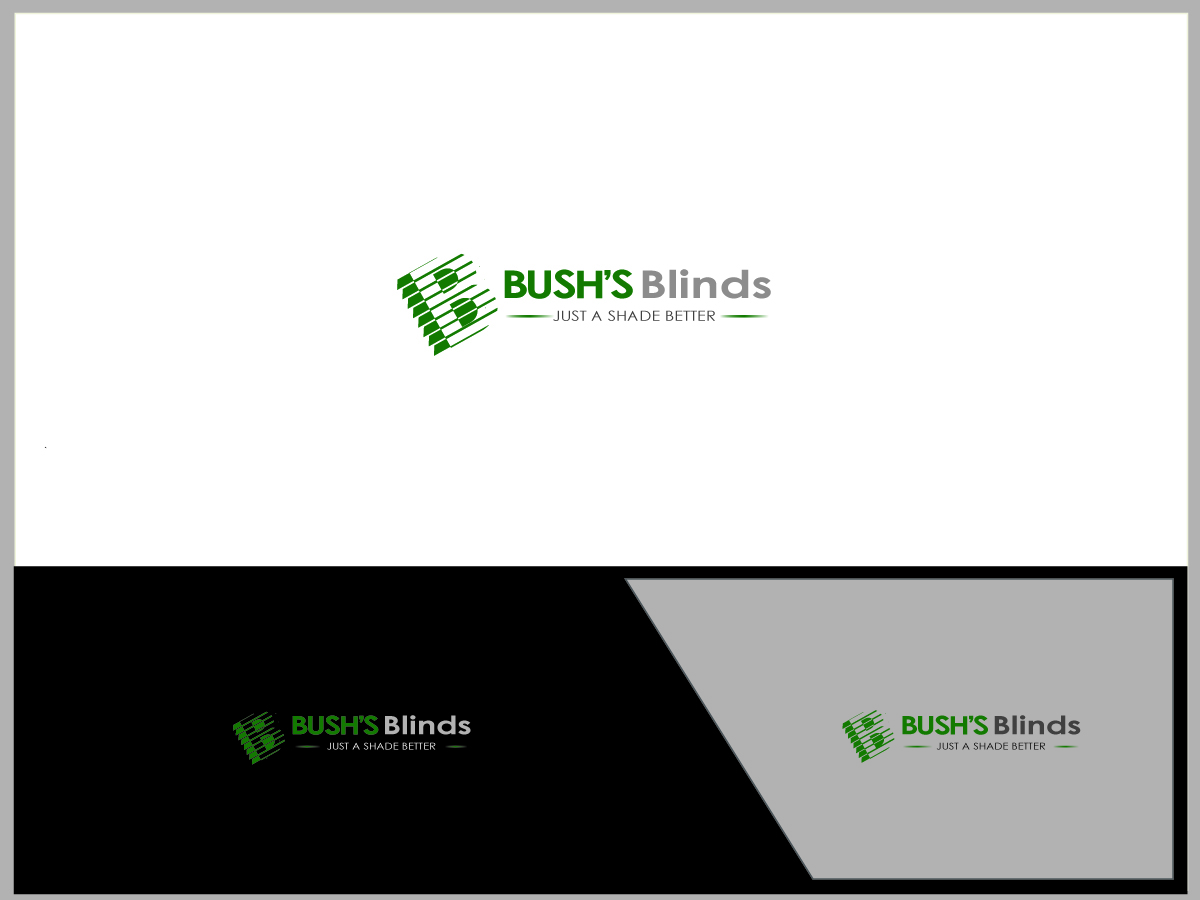 Diseño de Logo por T2Dezign para Bush's Blinds | Diseño #18733692