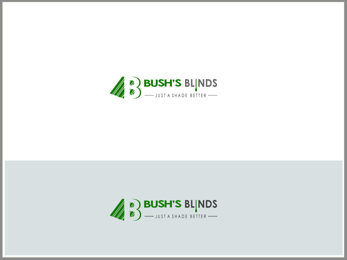 Logo Design by T2Dezign for Bush's Blinds | Design #18734009